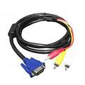 CABO CONVERSOR VGA X 3 RCA C/ 3,0M E FILTRO XTRAD