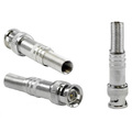 CONECTOR BNC PINO FIXO MOLA COM PARAFUSO