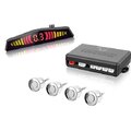 SENSOR DE ESTACIONAMENTO 4 PONTOS C/ CONECTOR 18,5MM CLIP METALICO - CINZA - AU016