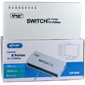 SWITCH 8 PORTAS 10/100 - KP-E08B - KNUP